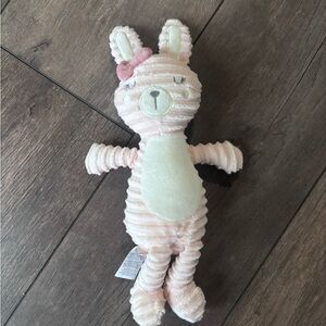 Chick Pea Pink Bunny Ribbed Plush 12” Soft Stuffed Animal Baby Lovey